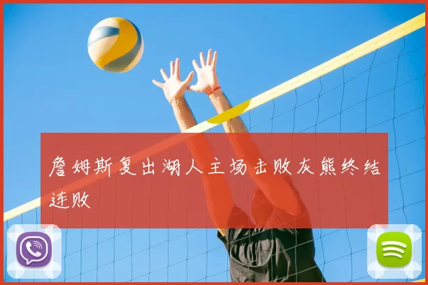 詹姆斯复出湖人主场击败灰熊终结连败