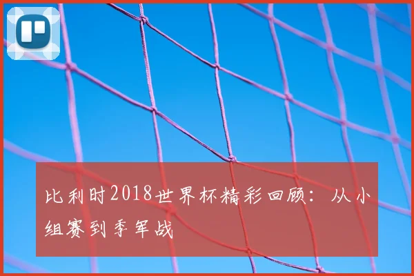 比利时2018世界杯精彩回顾：从小组赛到季军战